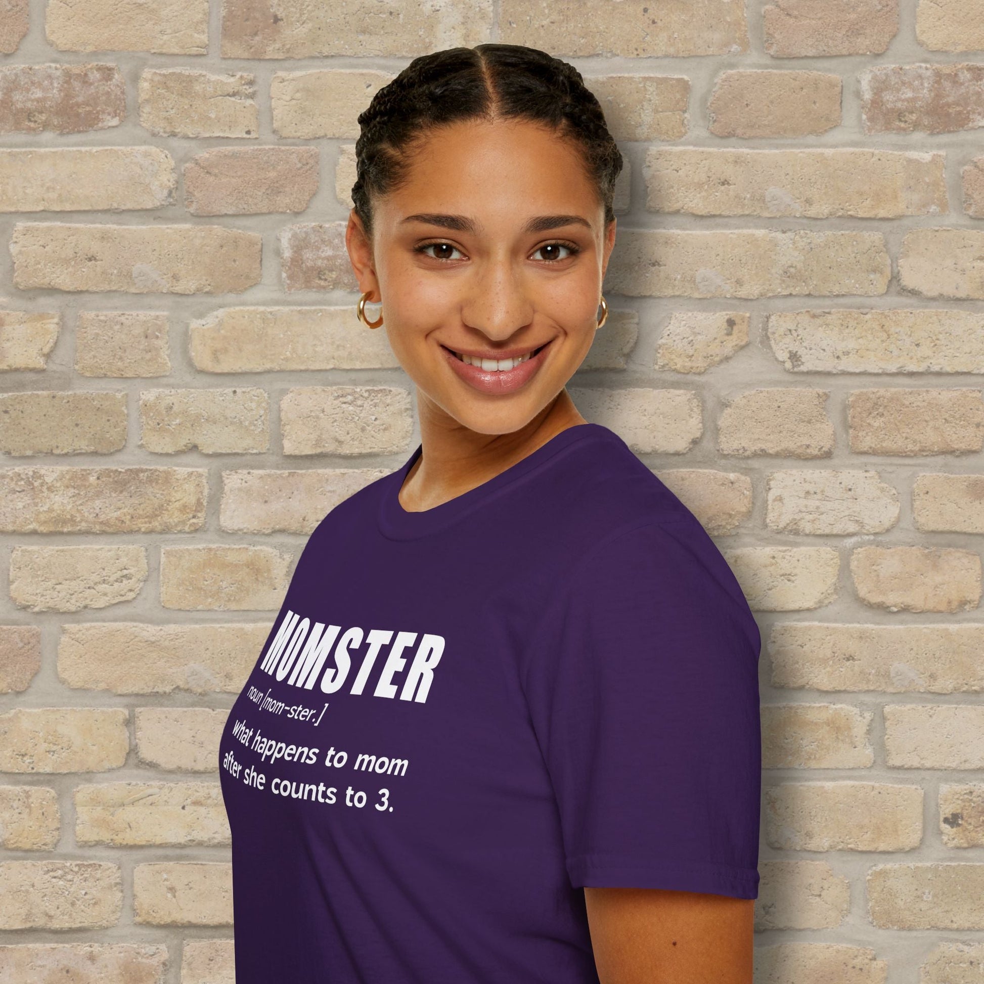 Text Only T-Shirts Mom - ster Defined Tee - Vibrant Styles