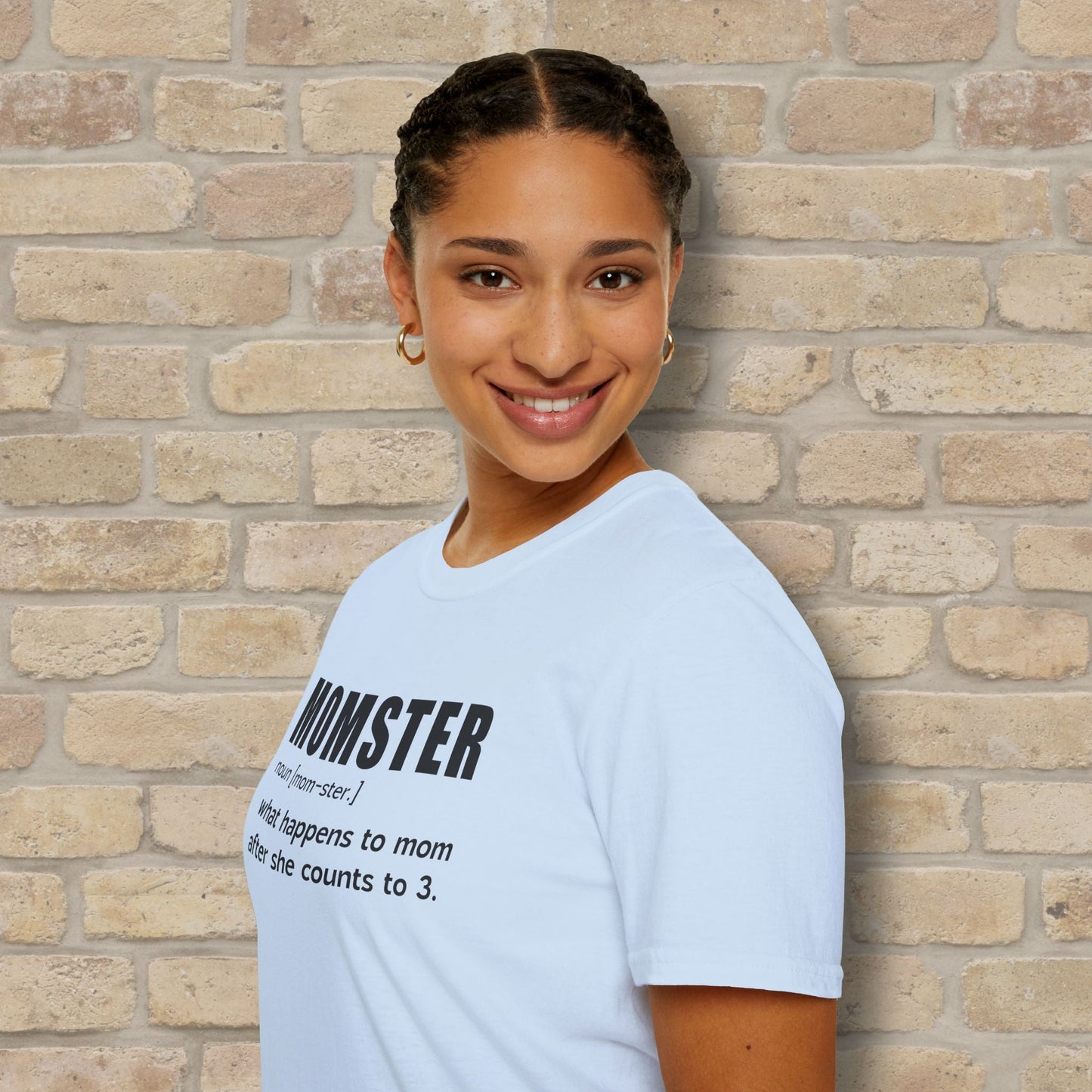 Text Only T-Shirts Mom - ster Defined Tee - Vibrant Styles