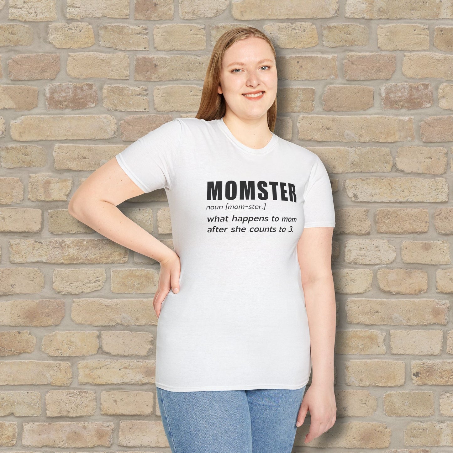 Text Only Mom - ster Defined Tee - Vibrant Styles