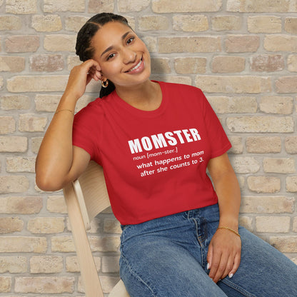 Text Only T-Shirts Mom - ster Defined Tee - Vibrant Styles