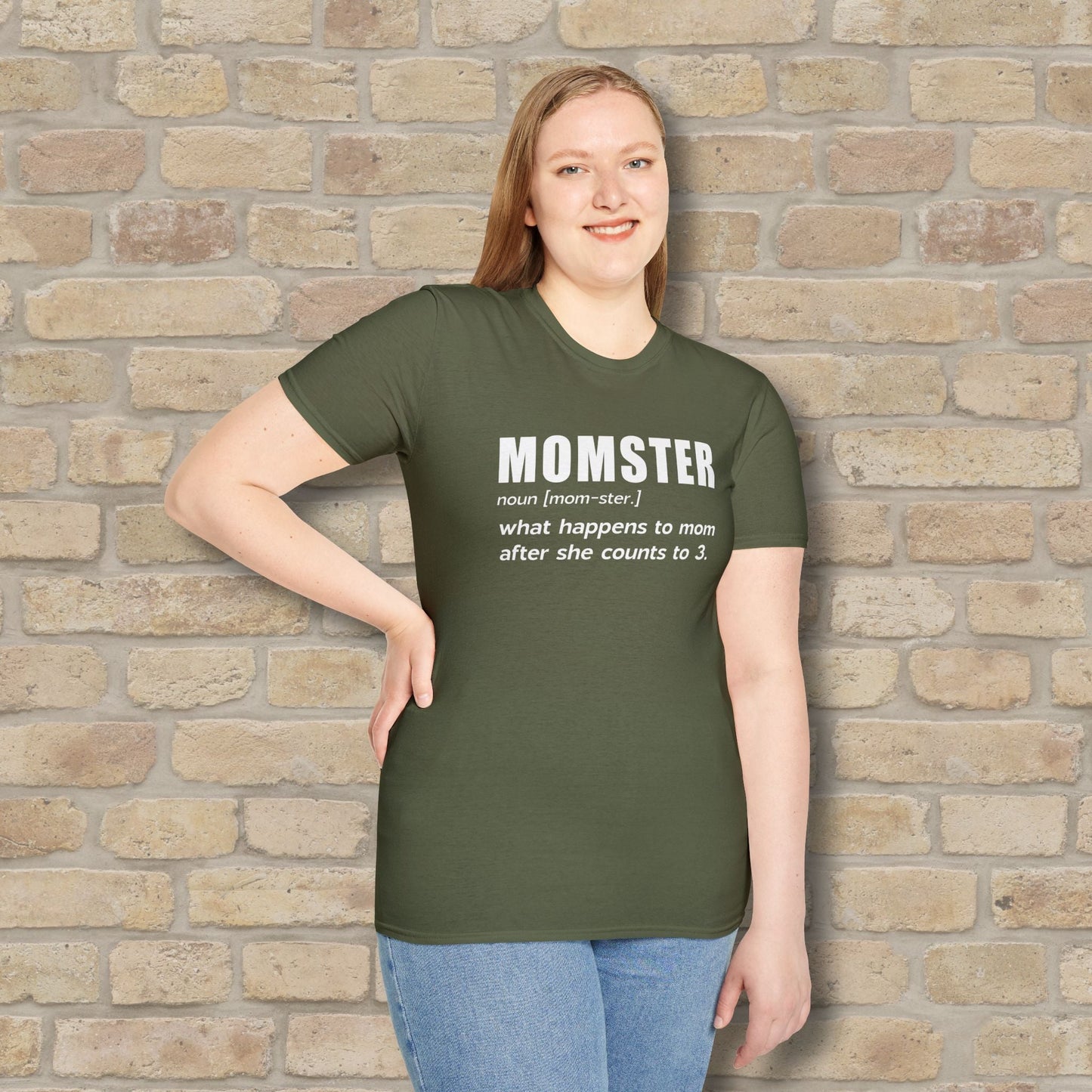 Text Only T-Shirts Mom - ster Defined Tee - Vibrant Styles