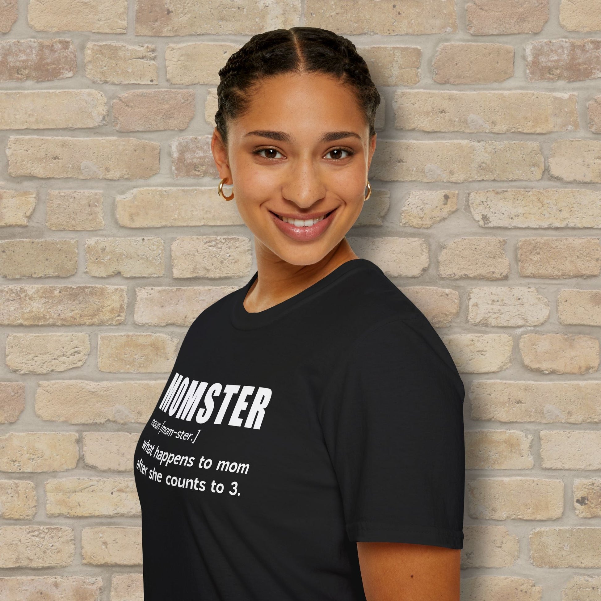 Text Only T-Shirts Mom - ster Defined Tee - Vibrant Styles