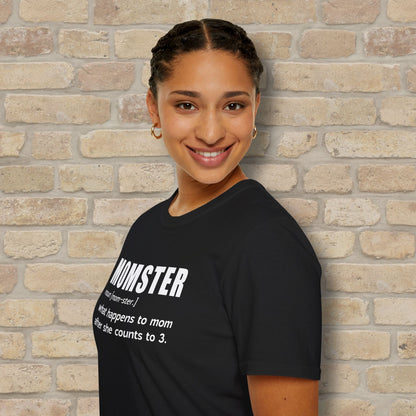 Text Only T-Shirts Mom - ster Defined Tee - Vibrant Styles