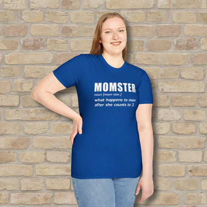 Text Only Mom - ster Defined Tee - Vibrant Styles