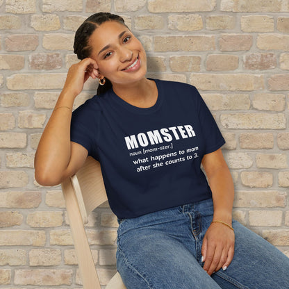Text Only Mom - ster Defined Tee - Vibrant Styles