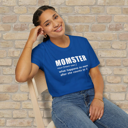 Text Only Mom - ster Defined Tee - Vibrant Styles