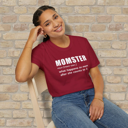 Text Only T-Shirts Mom - ster Defined Tee - Vibrant Styles
