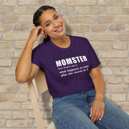 Text Only T-Shirts Mom - ster Defined Tee - Vibrant Styles