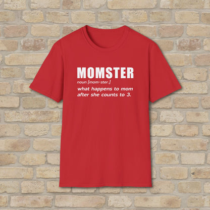 Text Only Mom - ster Defined Tee - Vibrant Styles