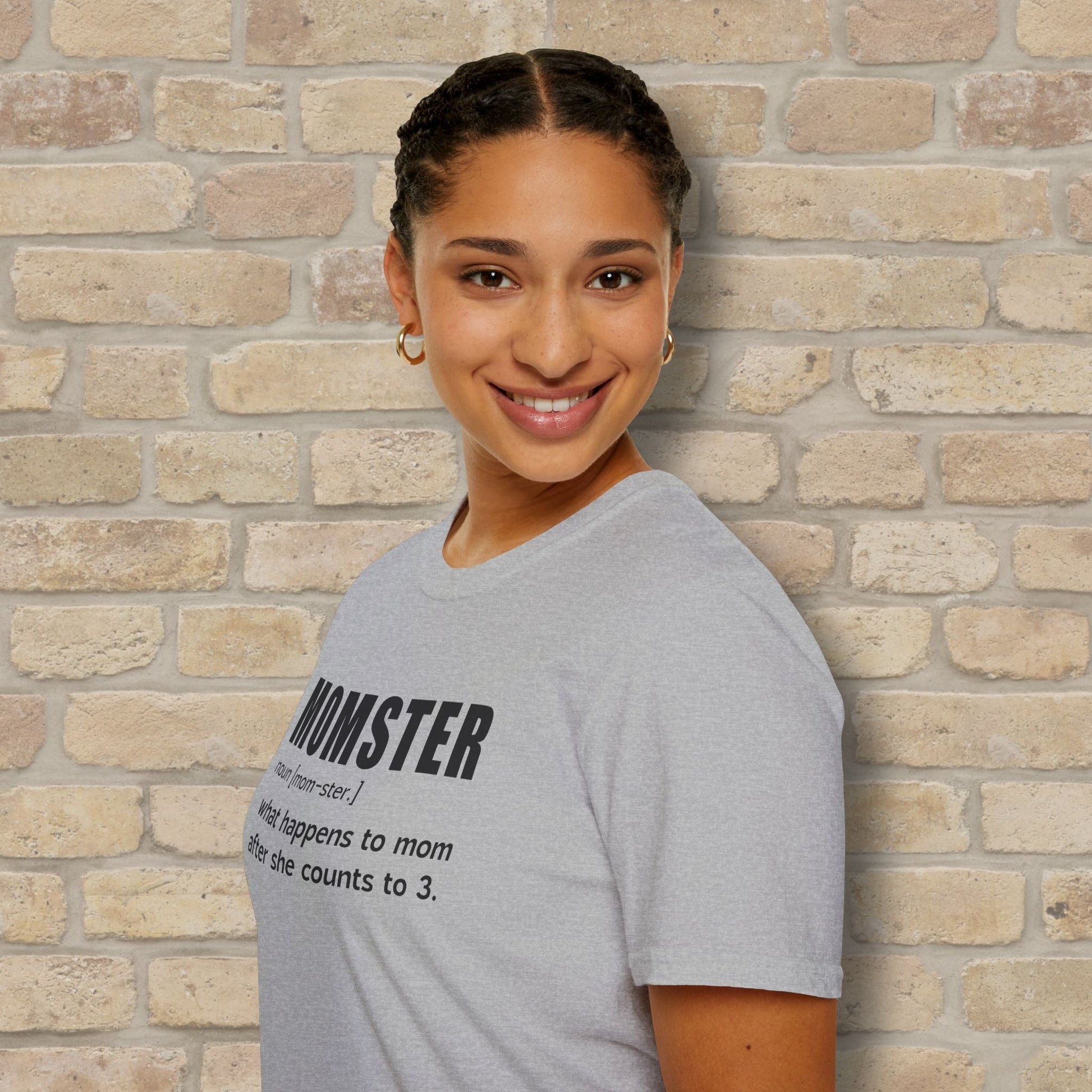Text Only Mom - ster Defined Tee - Vibrant Styles