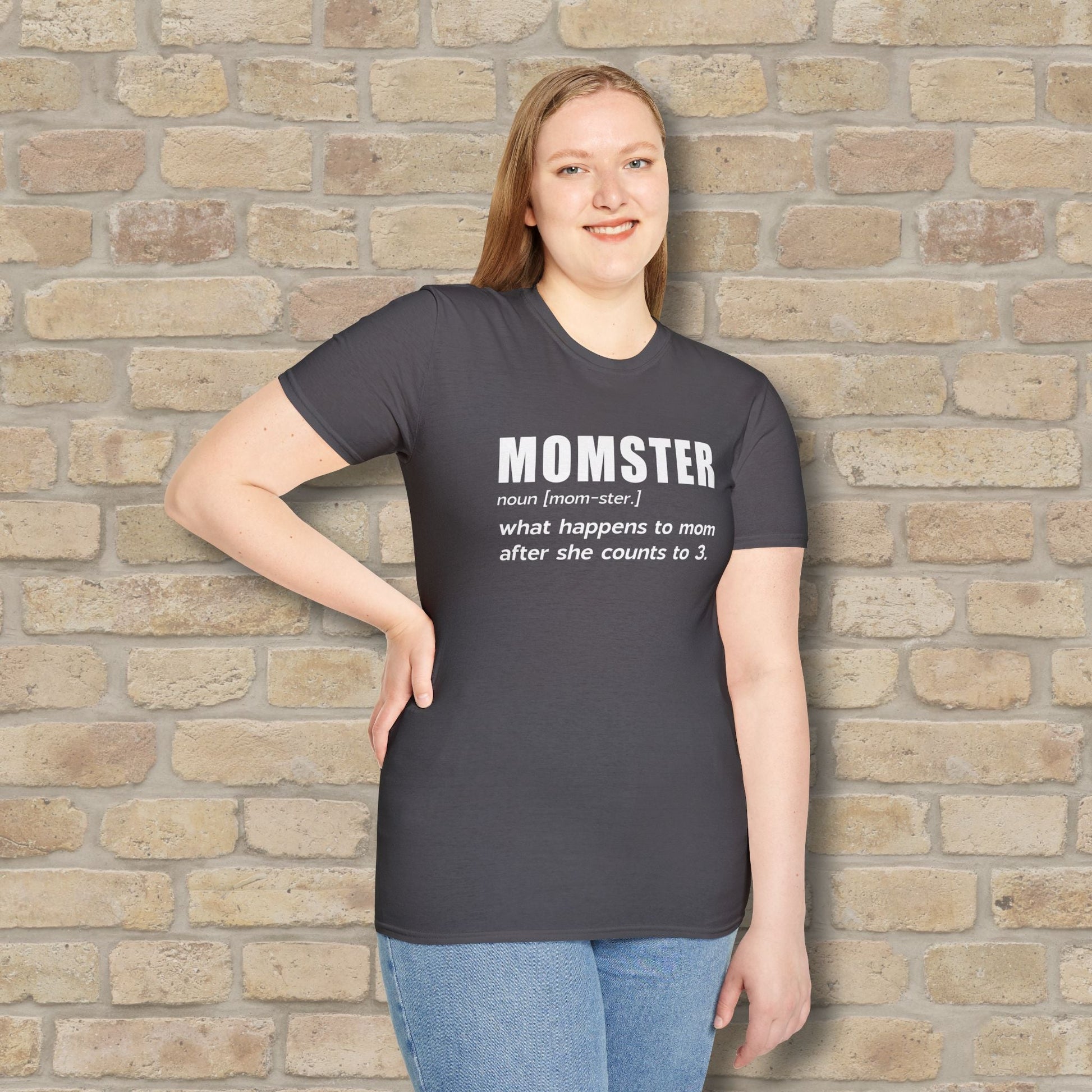 Text Only Mom - ster Defined Tee - Vibrant Styles