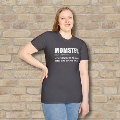 Text Only Mom - ster Defined Tee - Vibrant Styles