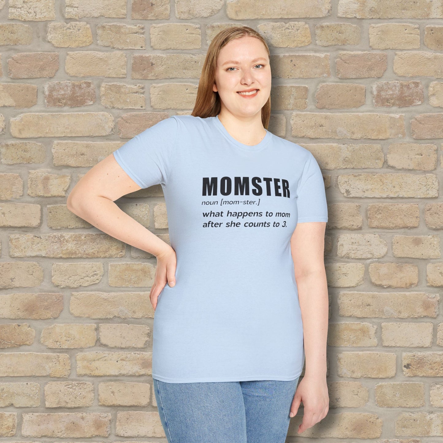 Text Only T-Shirts Mom - ster Defined Tee - Vibrant Styles