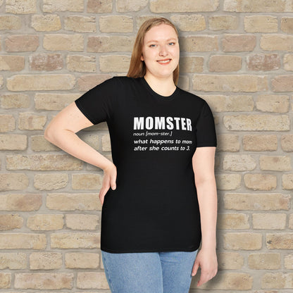 Text Only T-Shirts Mom - ster Defined Tee - Vibrant Styles