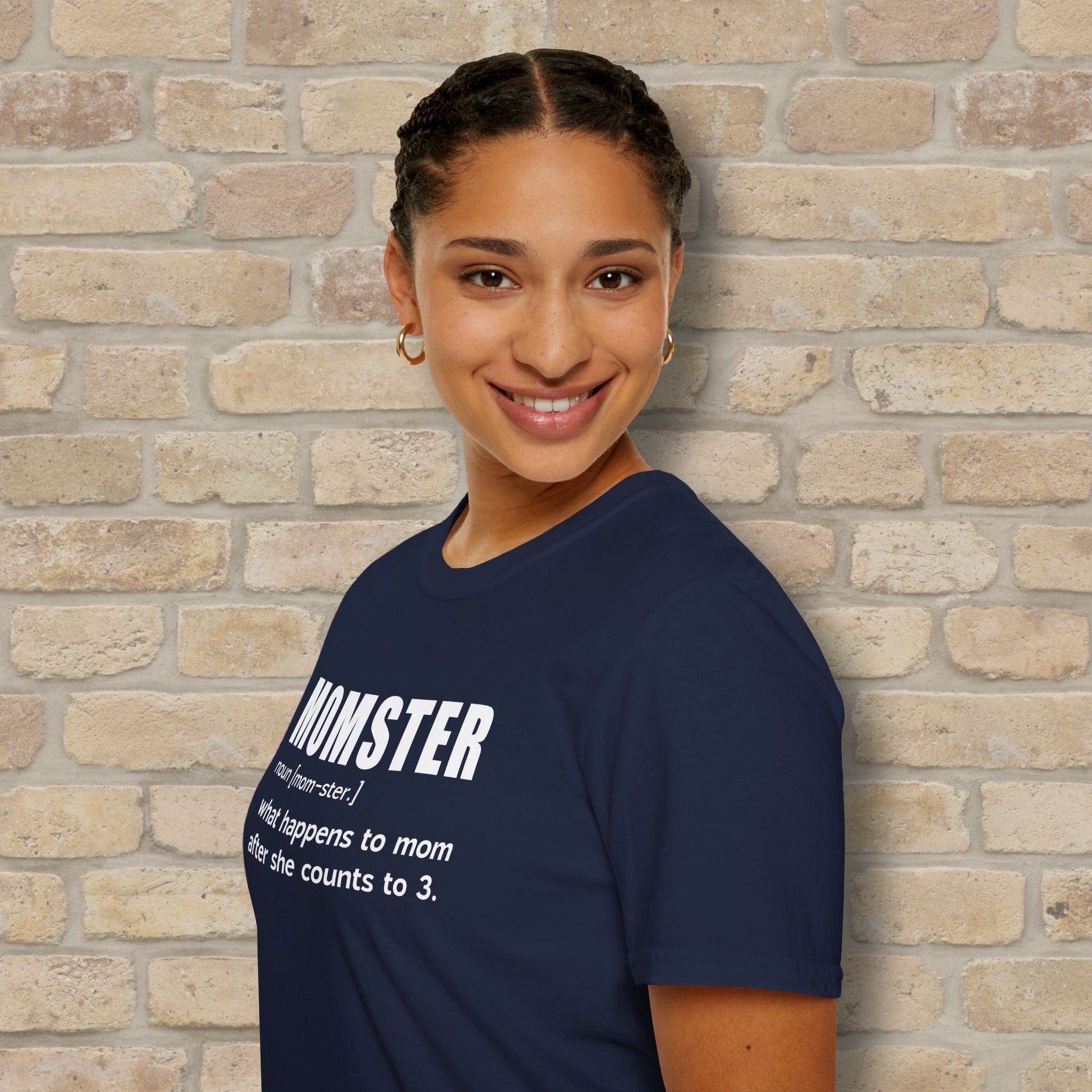 Text Only T-Shirts Mom - ster Defined Tee - Vibrant Styles