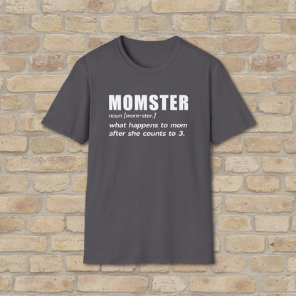 Text Only T-Shirts Mom - ster Defined Tee - Vibrant Styles
