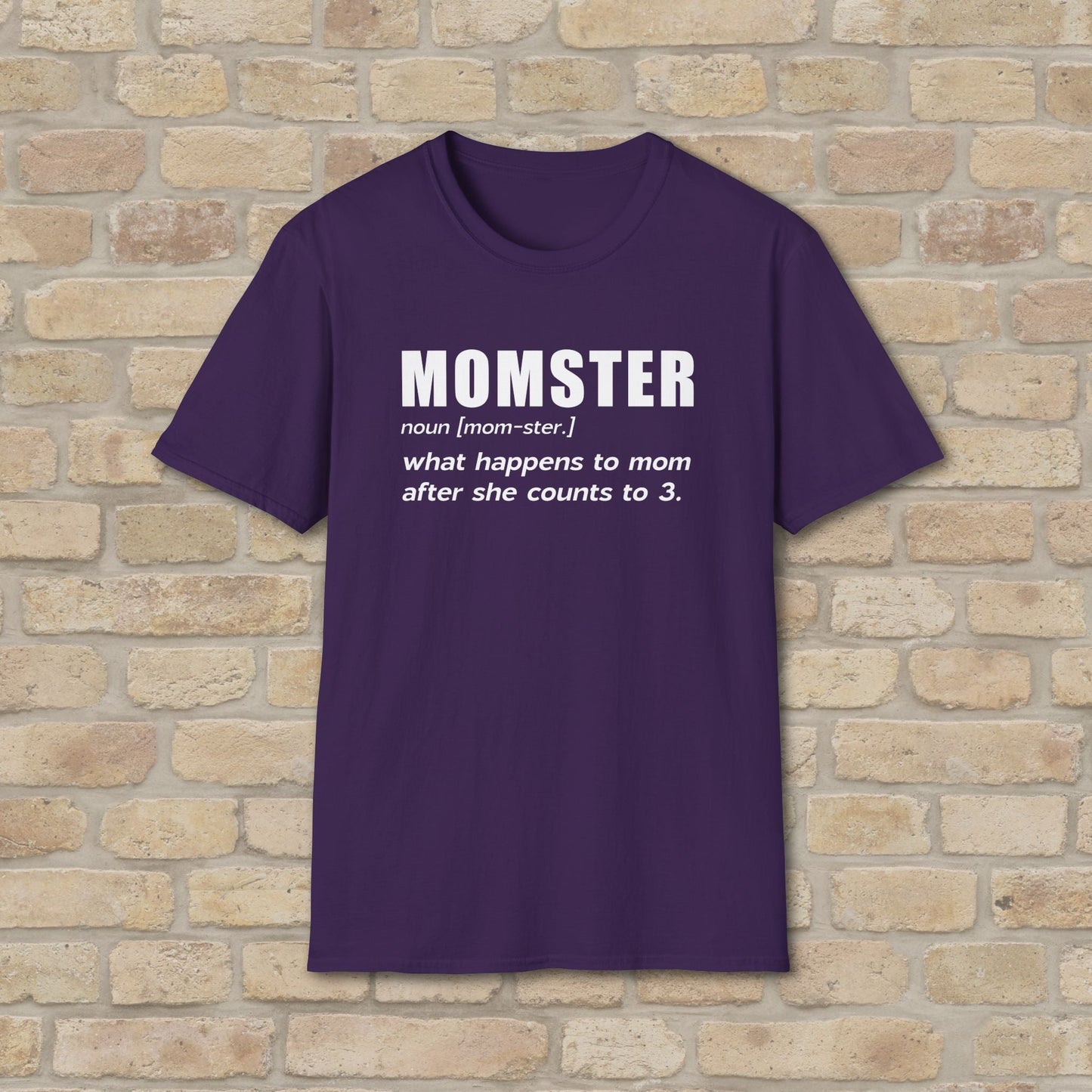 Text Only T-Shirts Mom - ster Defined Tee - Vibrant Styles