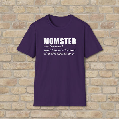 Text Only T-Shirts Mom - ster Defined Tee - Vibrant Styles
