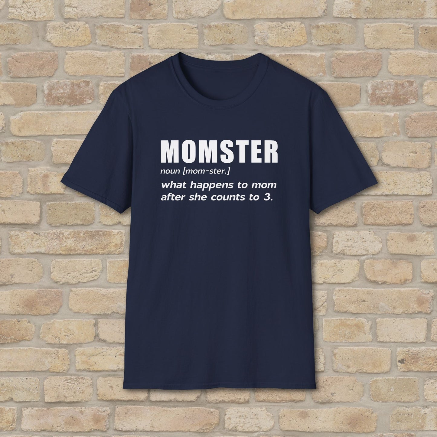 Text Only T-Shirts Mom - ster Defined Tee - Vibrant Styles