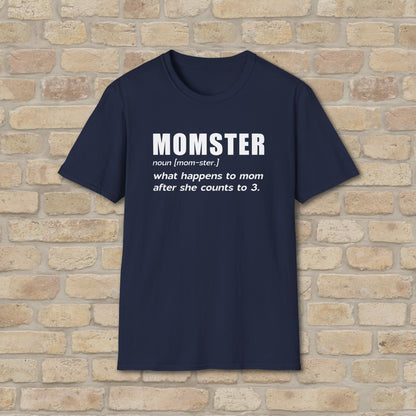 Text Only T-Shirts Mom - ster Defined Tee - Vibrant Styles