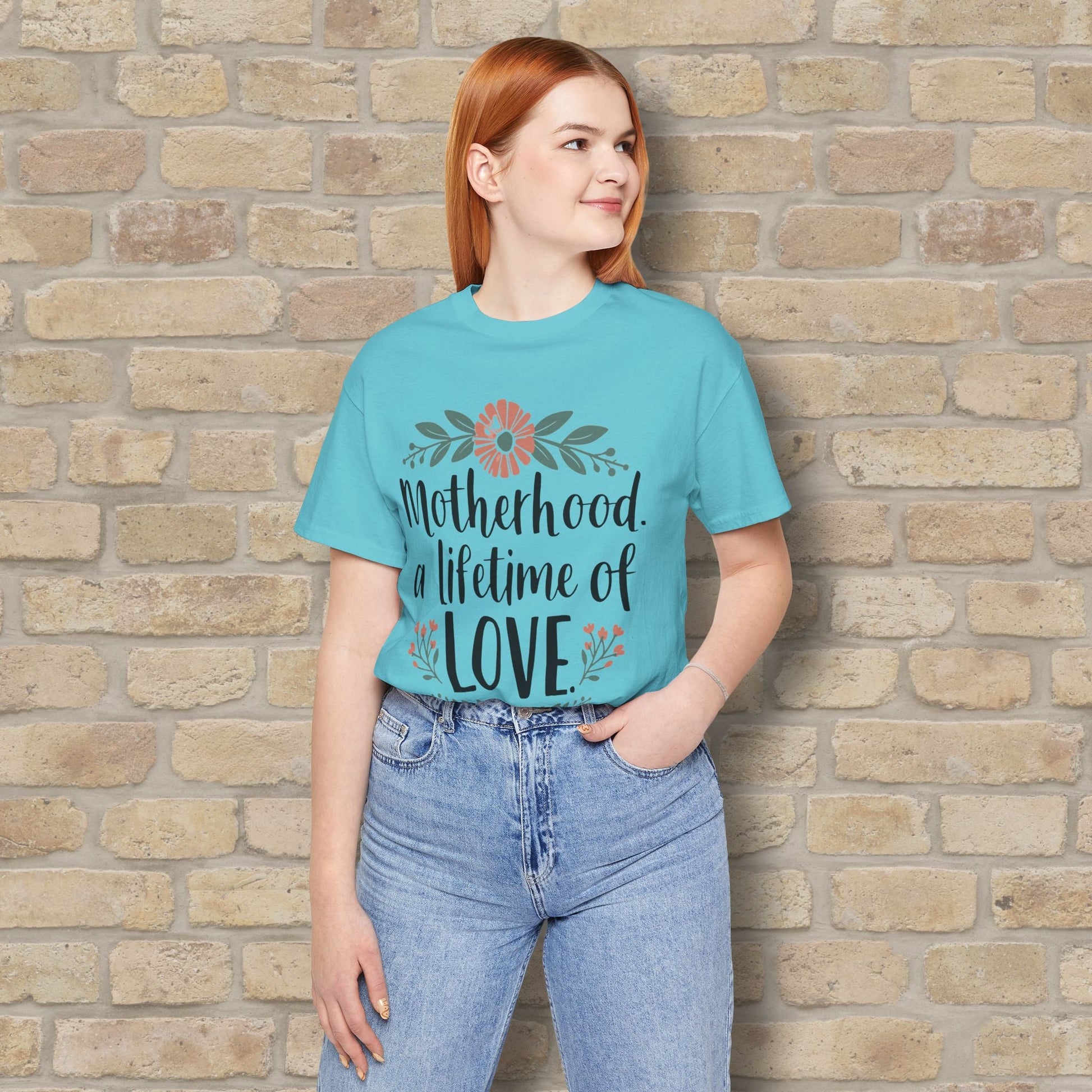 Graphic & Text T-Shirts Motherhood – A Lifetime of Love Tee - Vibrant Styles