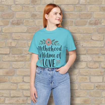 Graphic & Text T-Shirts Motherhood – A Lifetime of Love Tee - Vibrant Styles