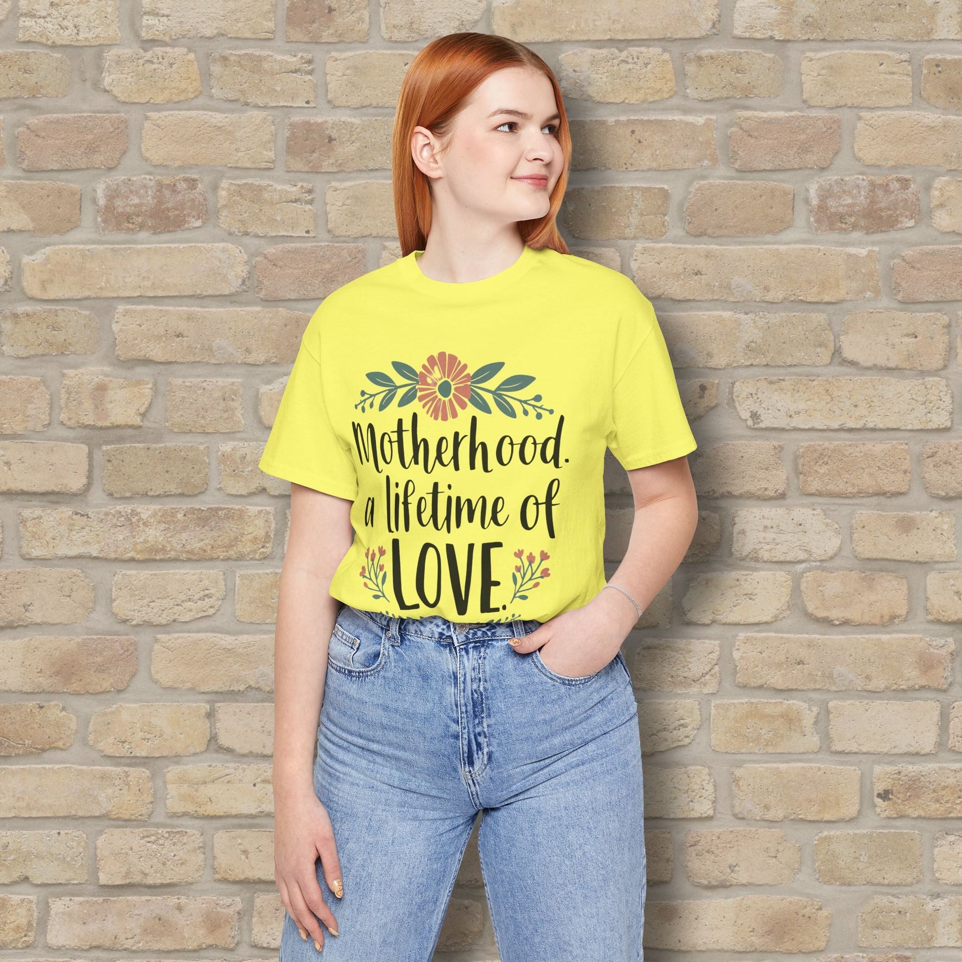 Graphic & Text T-Shirts Motherhood – A Lifetime of Love Tee - Vibrant Styles