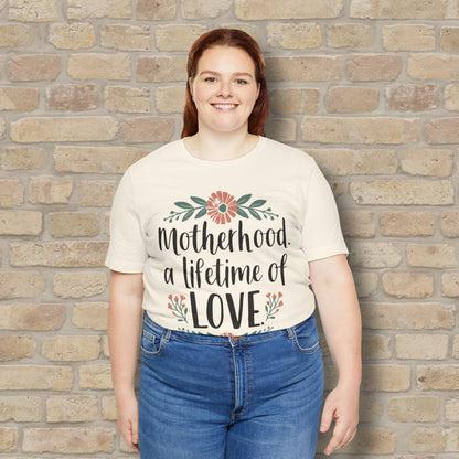 Graphic & Text T-Shirts Motherhood – A Lifetime of Love Tee - Vibrant Styles