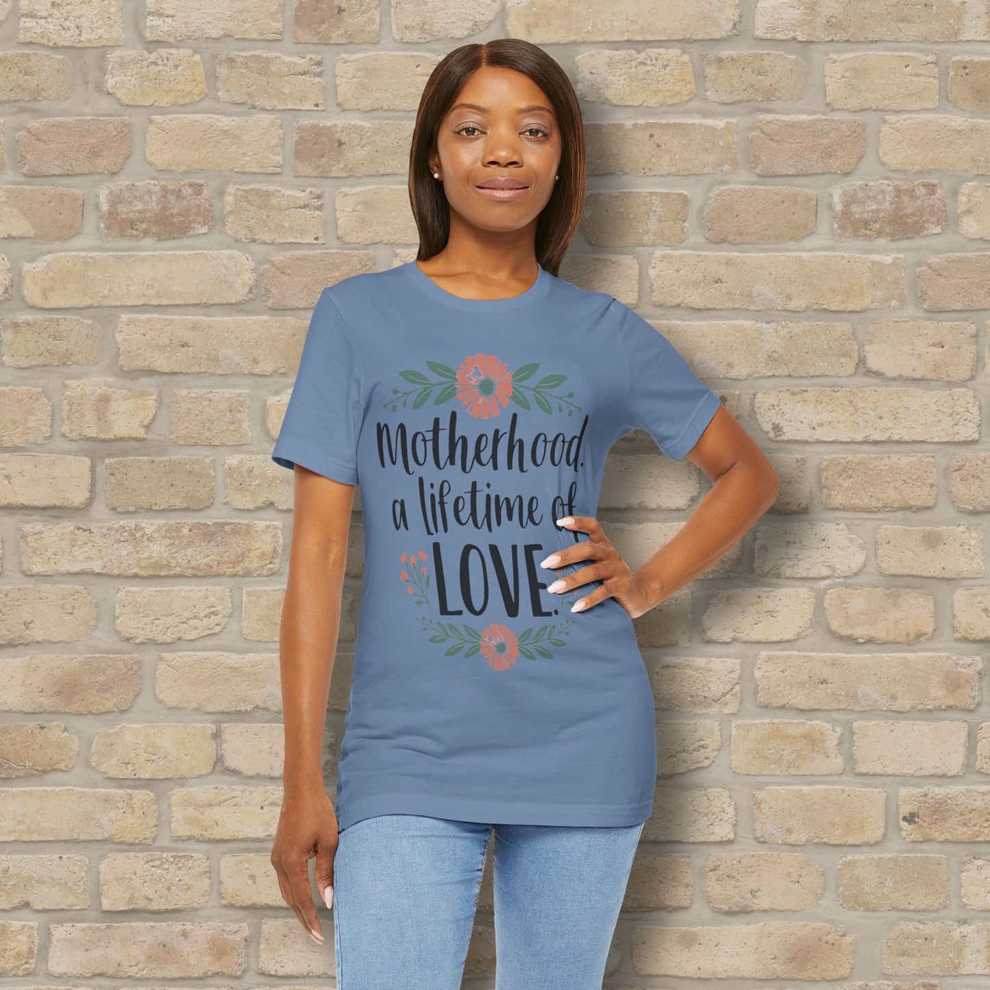 Graphic & Text T-Shirts Motherhood – A Lifetime of Love Tee - Vibrant Styles