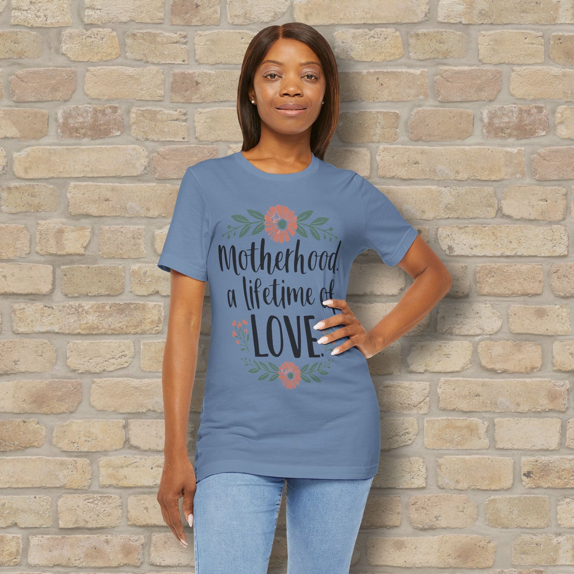 Graphic & Text T-Shirts Motherhood – A Lifetime of Love Tee - Vibrant Styles