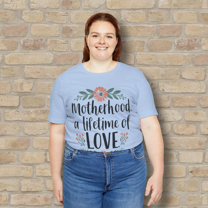 Graphic & Text T-Shirts Motherhood – A Lifetime of Love Tee - Vibrant Styles