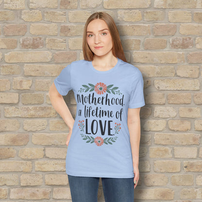 Graphic & Text T-Shirts Motherhood – A Lifetime of Love Tee - Vibrant Styles