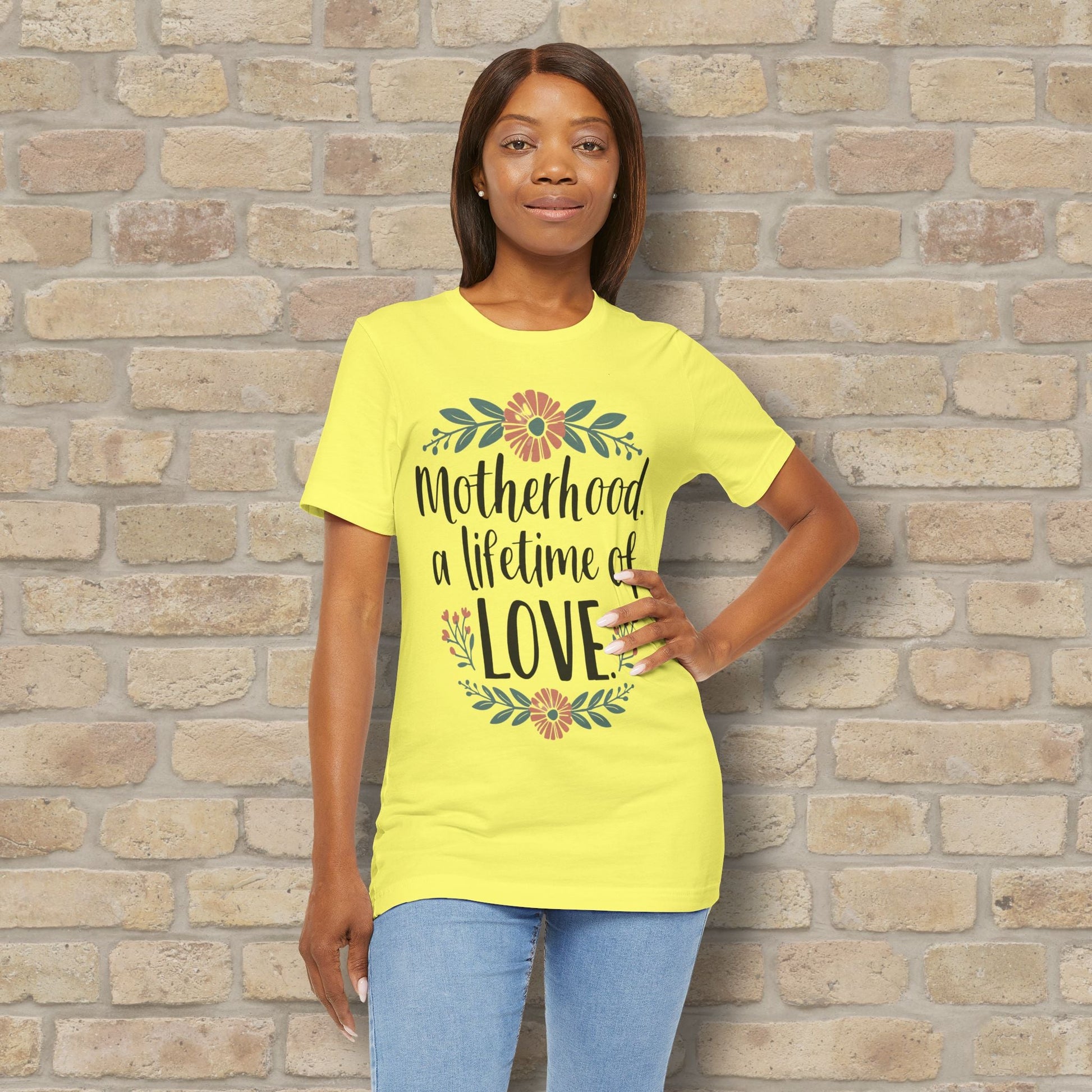 Graphic & Text T-Shirts Motherhood – A Lifetime of Love Tee - Vibrant Styles