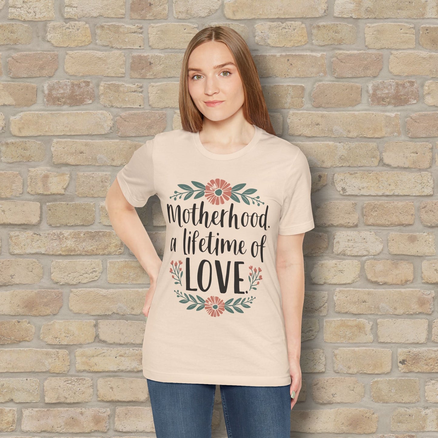 Graphic & Text T-Shirts Motherhood – A Lifetime of Love Tee - Vibrant Styles
