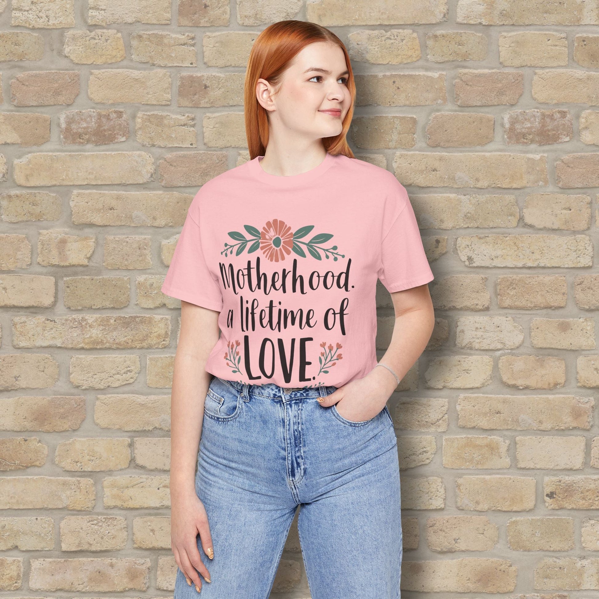 Graphic & Text T-Shirts Motherhood – A Lifetime of Love Tee - Vibrant Styles