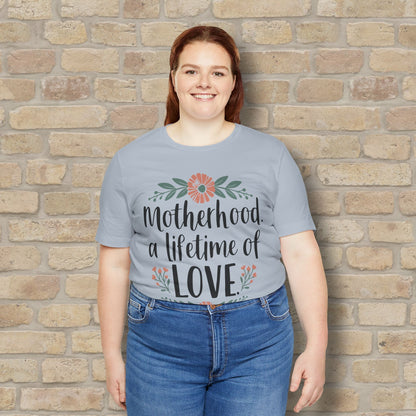 Graphic & Text T-Shirts Motherhood – A Lifetime of Love Tee - Vibrant Styles