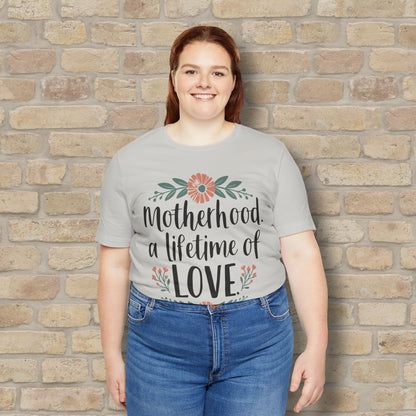 Graphic & Text T-Shirts Motherhood – A Lifetime of Love Tee - Vibrant Styles