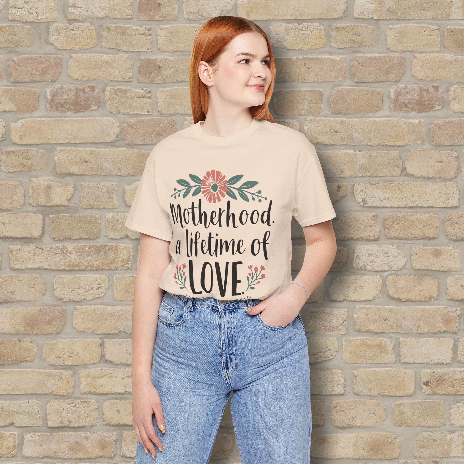 Graphic & Text T-Shirts Motherhood – A Lifetime of Love Tee - Vibrant Styles