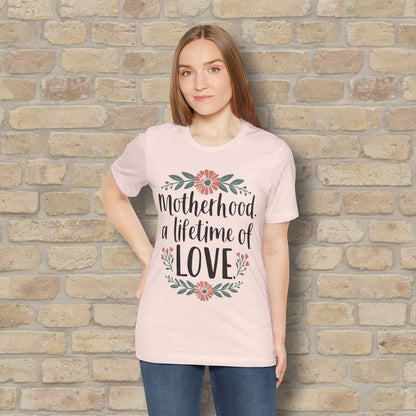 Graphic & Text T-Shirts Motherhood – A Lifetime of Love Tee - Vibrant Styles