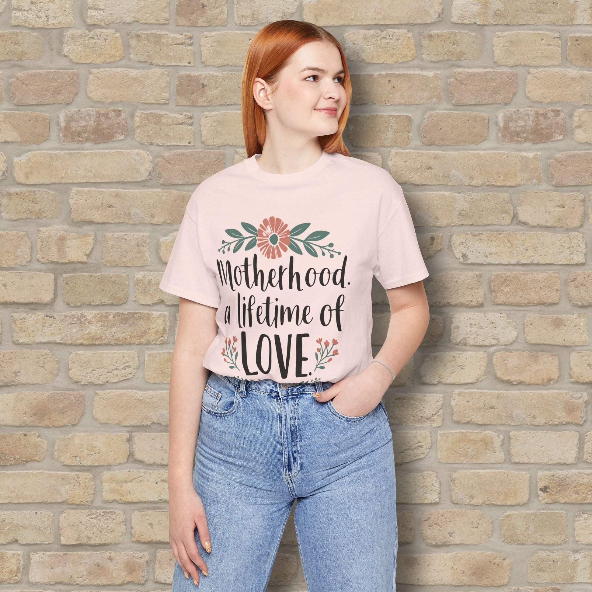 Graphic & Text T-Shirts Motherhood – A Lifetime of Love Tee - Vibrant Styles