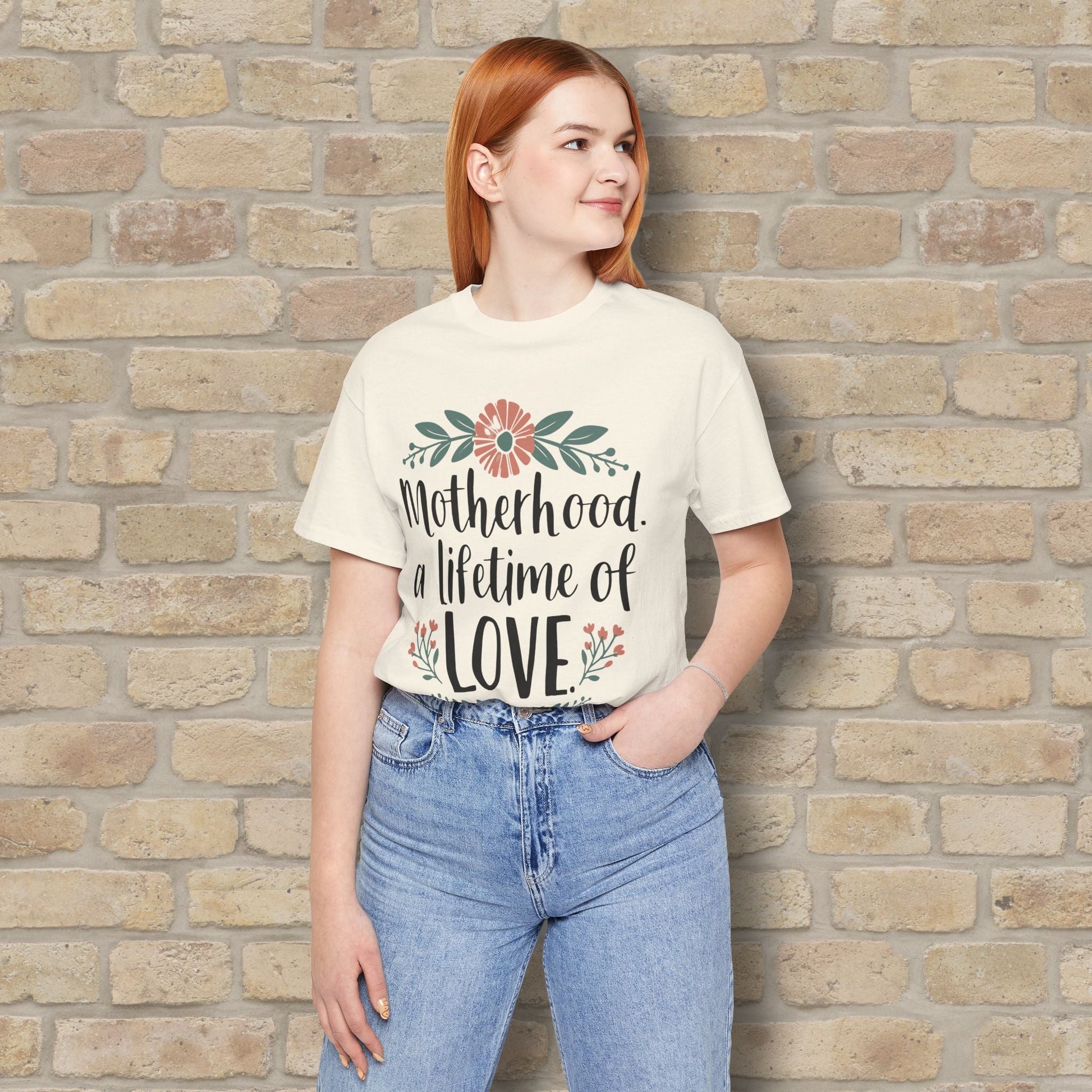 Graphic & Text T-Shirts Motherhood – A Lifetime of Love Tee - Vibrant Styles