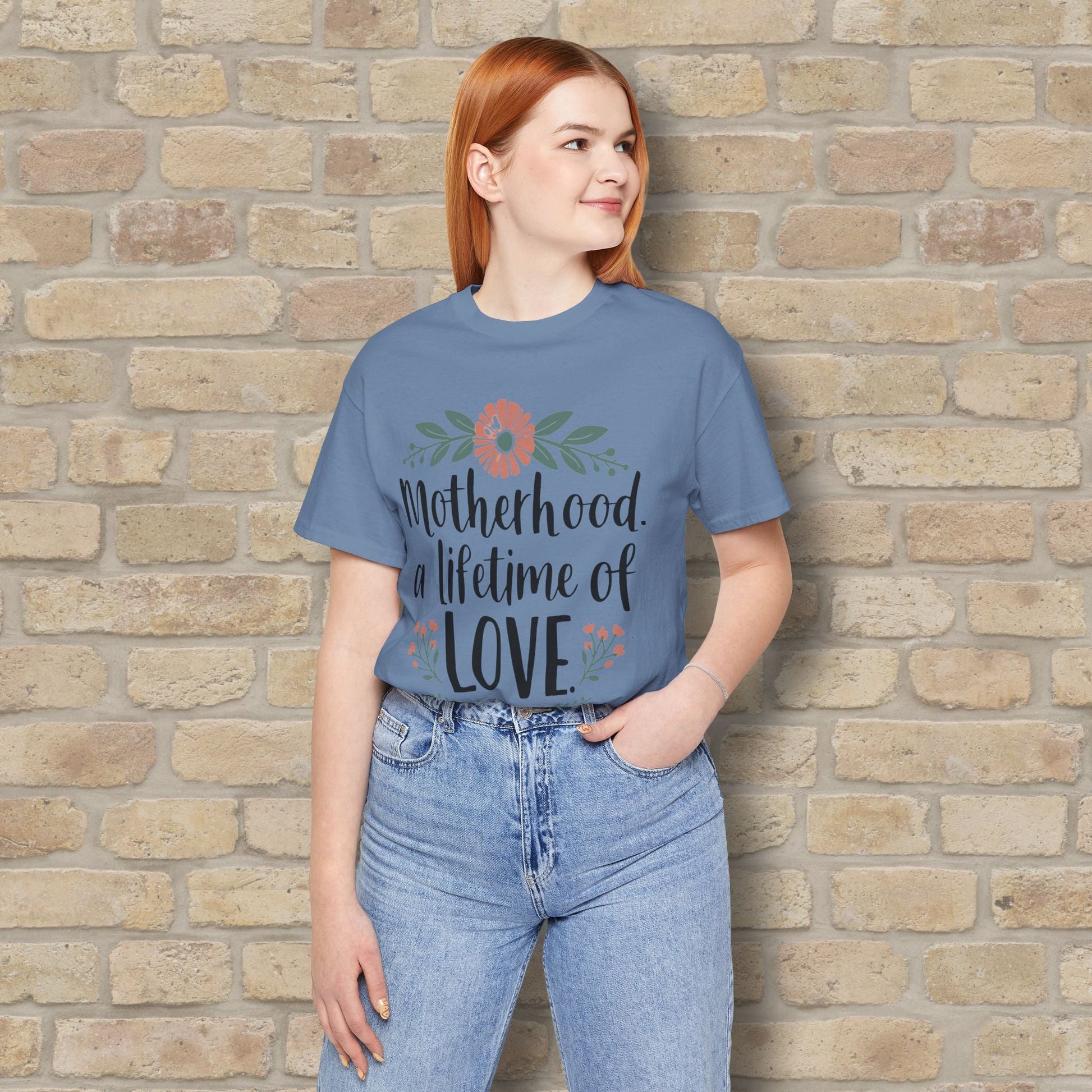 Graphic & Text T-Shirts Motherhood – A Lifetime of Love Tee - Vibrant Styles