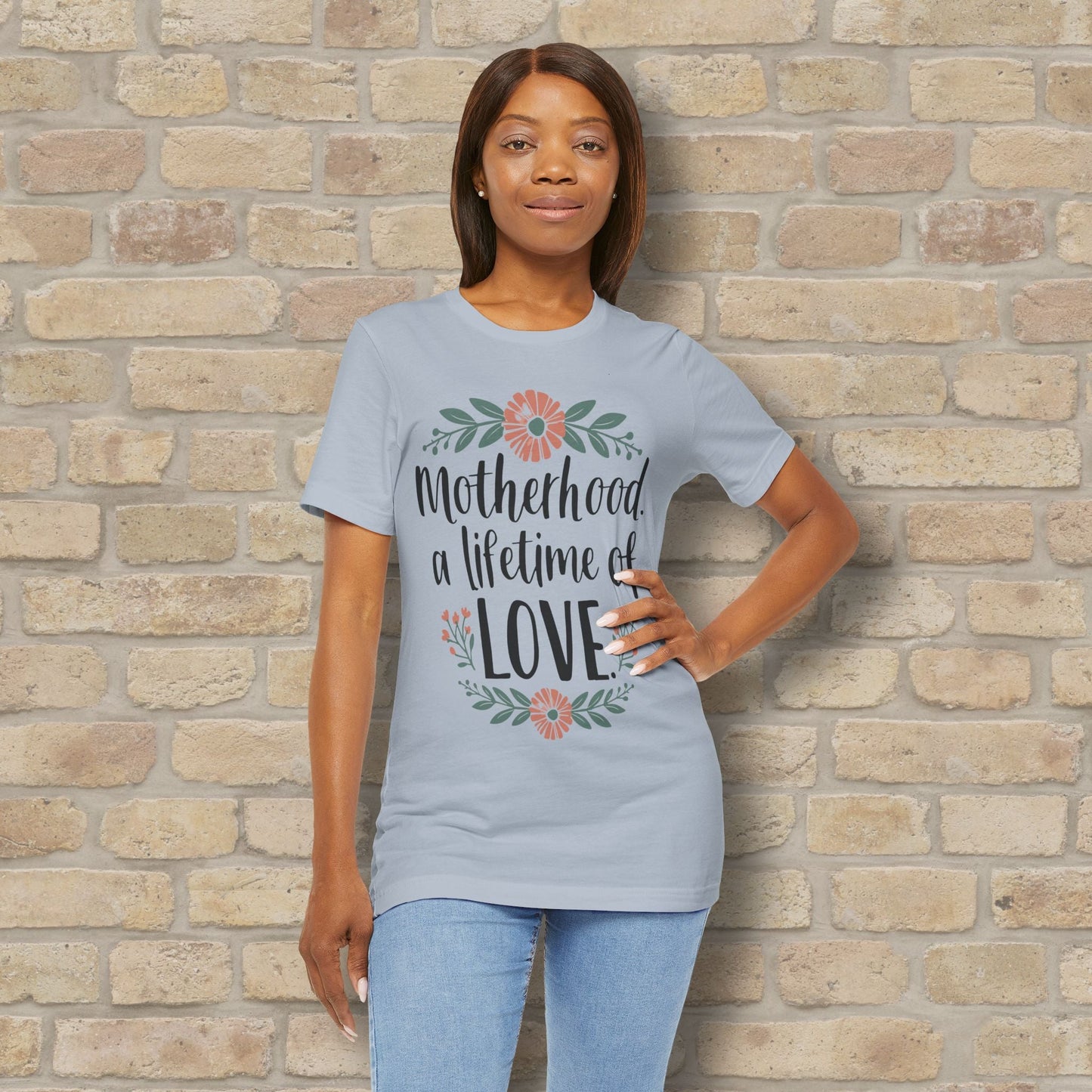 Graphic & Text T-Shirts Motherhood – A Lifetime of Love Tee - Vibrant Styles