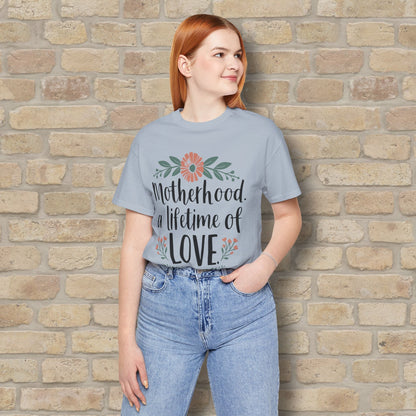 Graphic & Text T-Shirts Motherhood – A Lifetime of Love Tee - Vibrant Styles