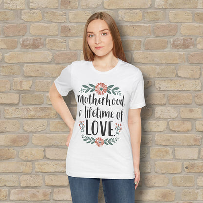Graphic & Text T-Shirts Motherhood – A Lifetime of Love Tee - Vibrant Styles