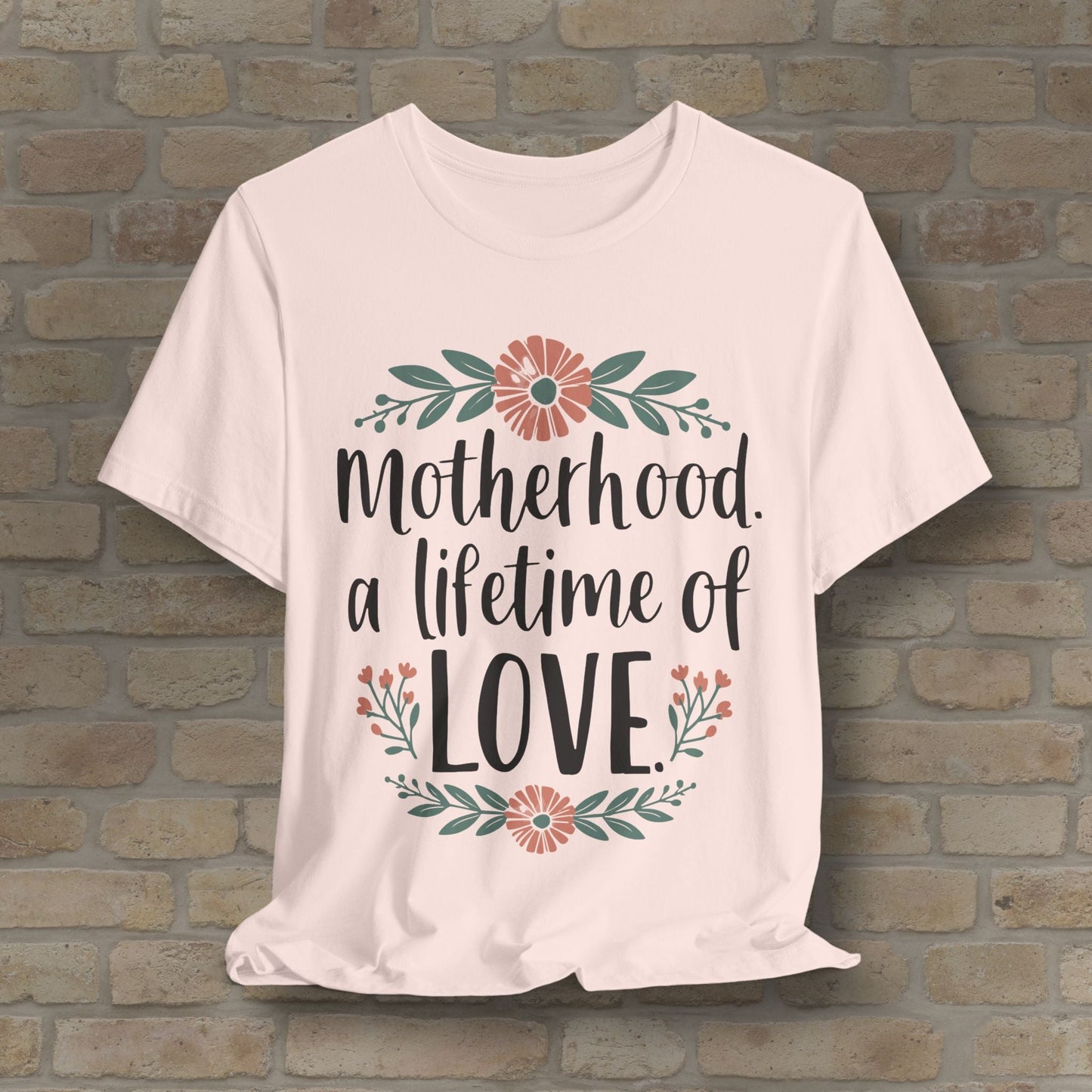 Graphic & Text T-Shirts Motherhood – A Lifetime of Love Tee - Vibrant Styles