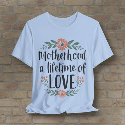 Graphic & Text T-Shirts Motherhood – A Lifetime of Love Tee - Vibrant Styles