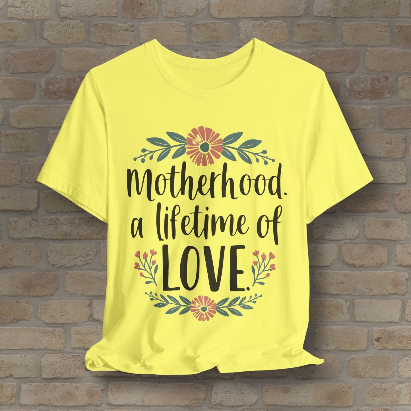 Graphic & Text T-Shirts Motherhood – A Lifetime of Love Tee - Vibrant Styles