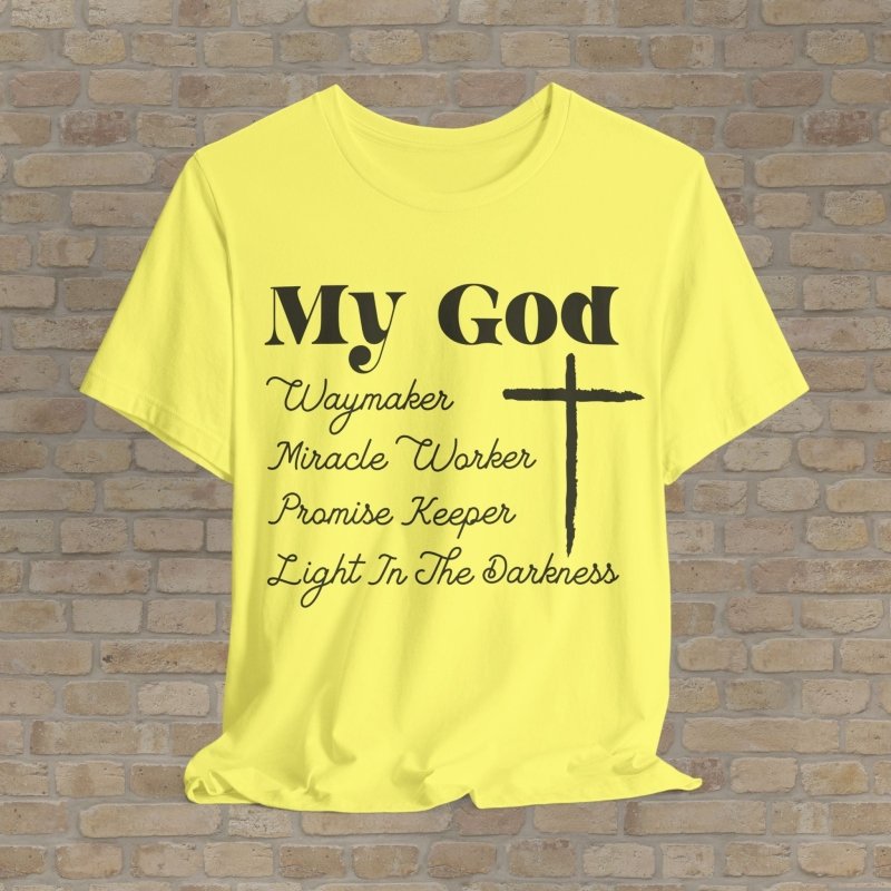 Mostly Text T-Shirts Names of God Tee - Vibrant Styles