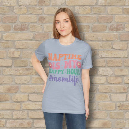 Mostly Text T-Shirts Naptime = Happy Hour Tee - Vibrant Styles